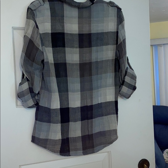 Plaid button down - Picture 2 of 4